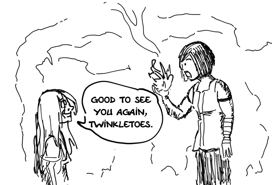 LoK fan art: hiding out in the same&nbsp;swamp