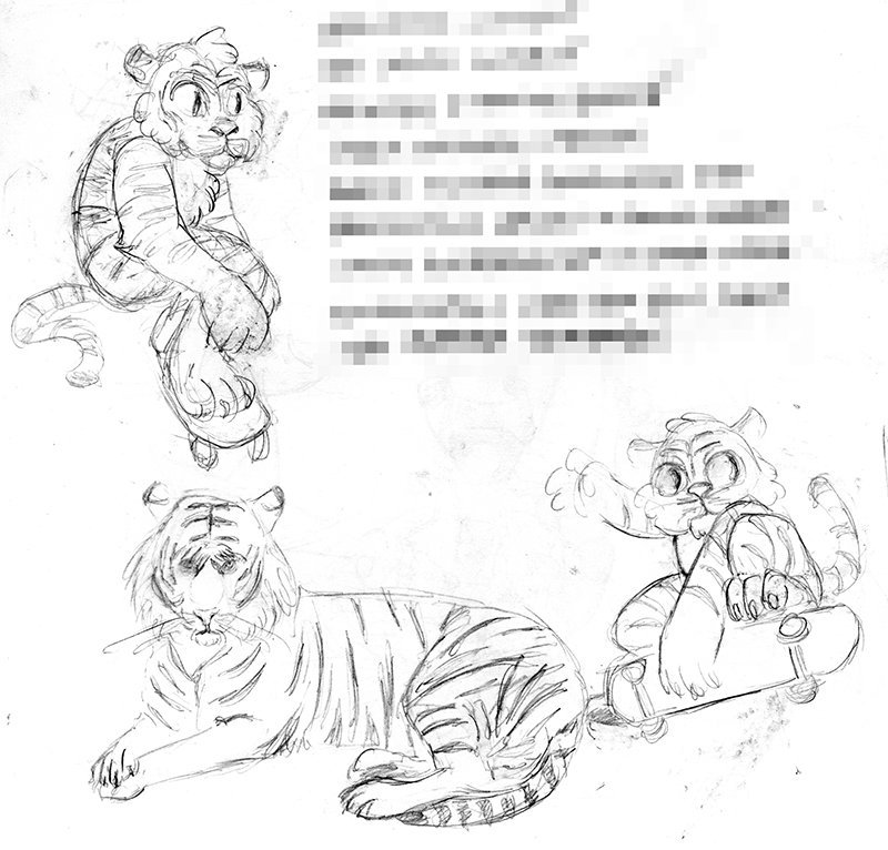 Tiger Sketches