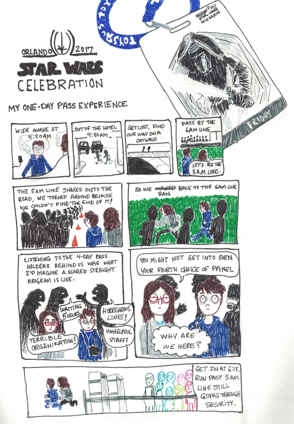 Comic Diary: My One-Day Pass Experience of Star Wars Celebration in 2017 in Orlando,&nbsp;FL