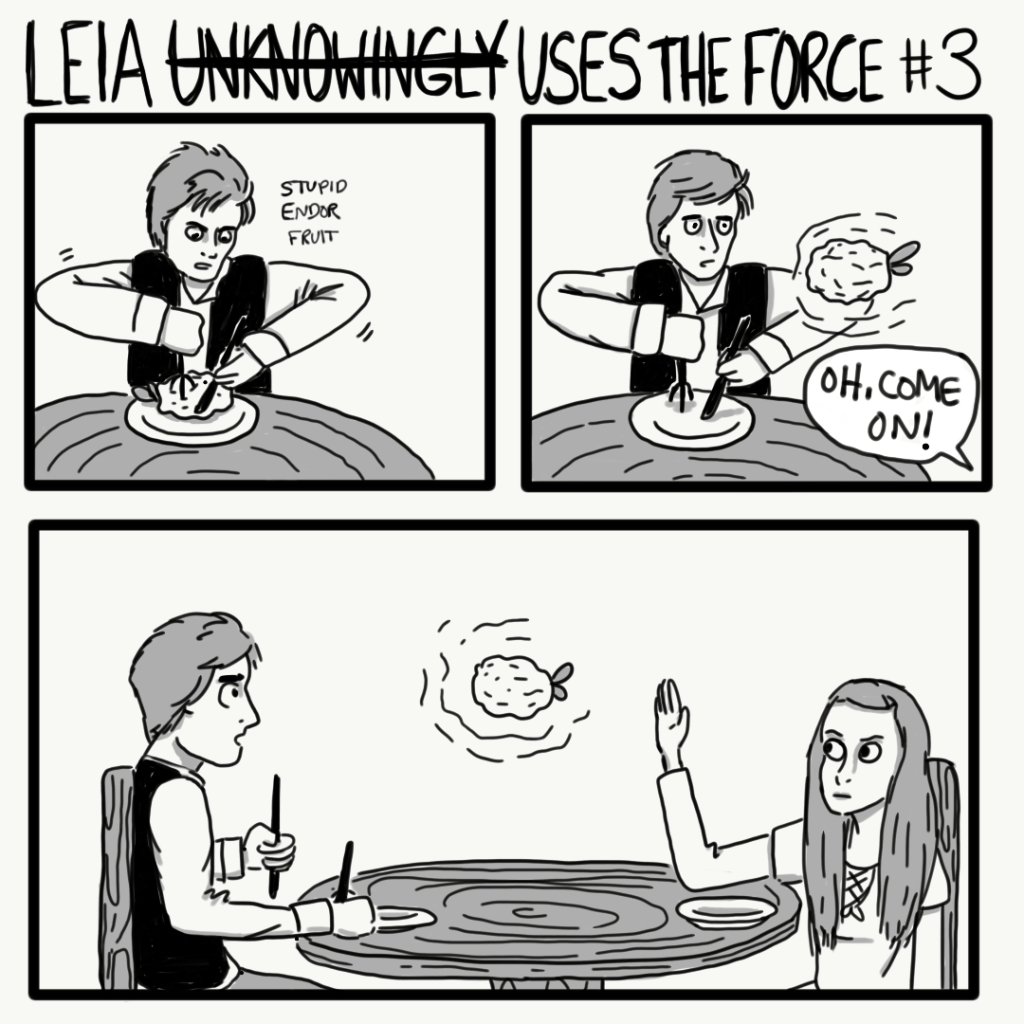Leia Unknowingly Uses the Force No.&nbsp;3
