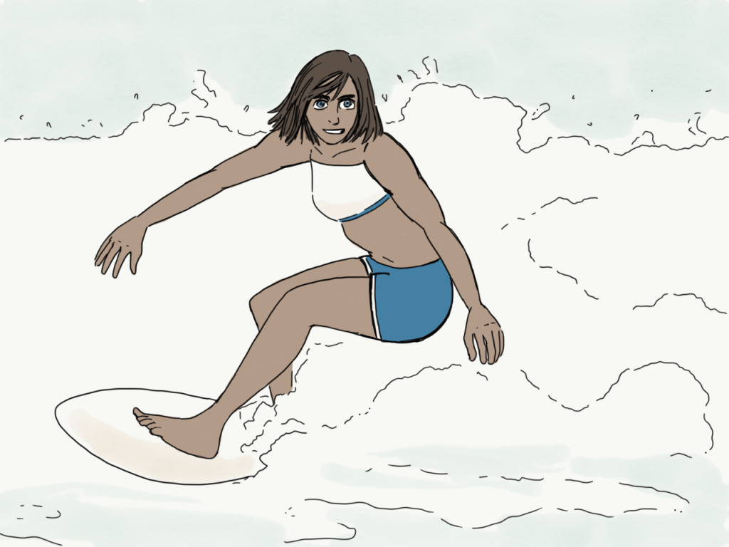Avatar Korra Surfing